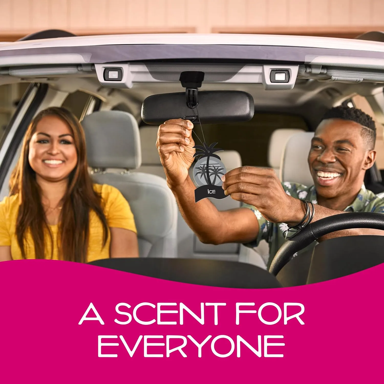 California Scents Palms Ice Paper Car Air Freshener