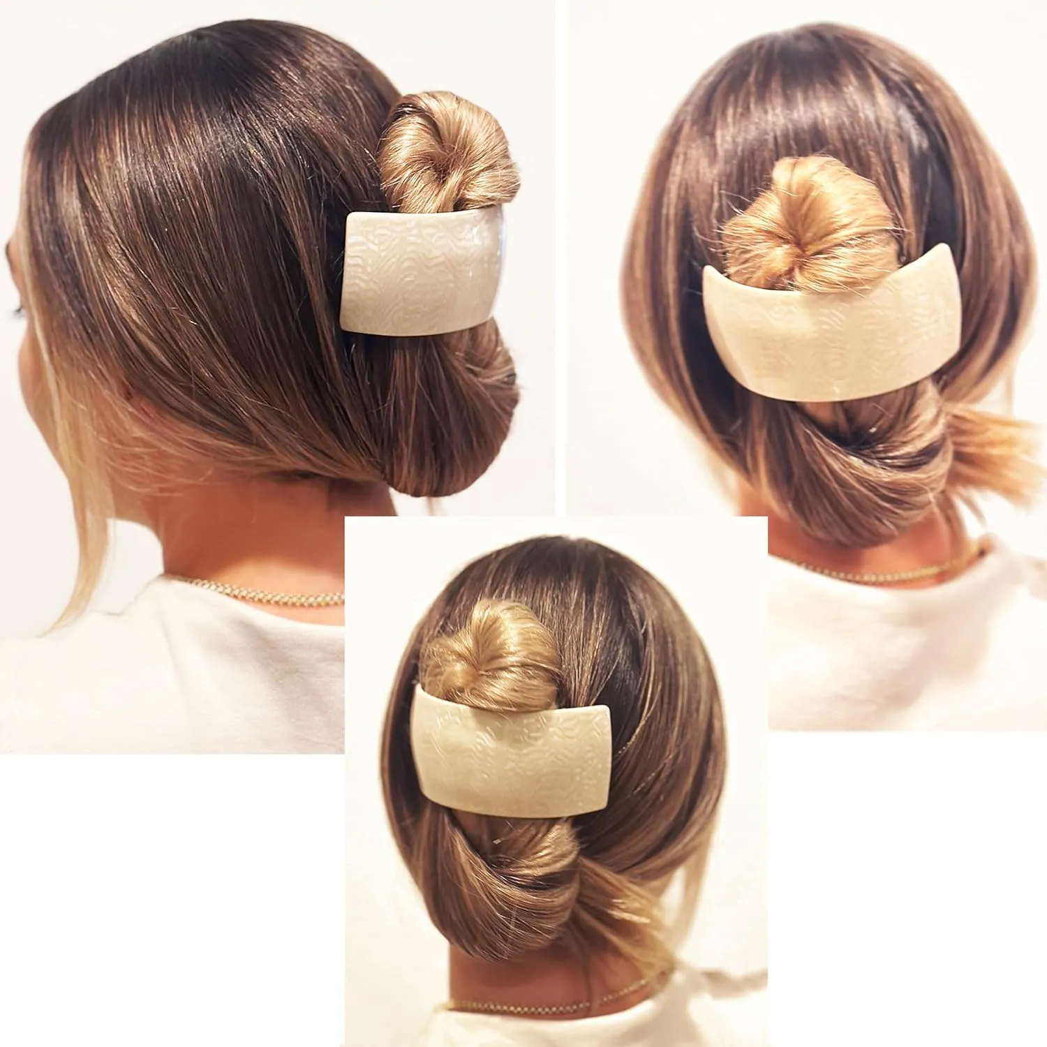 Camila Paris CP3621 French Hair Barrette Clip for Girls for Thick Curly Wavy Long Hair, Strong Hold Grip Hair Clips for Women, Automatic, No Slip Styling Girls Hair Accessories, Handmade in France