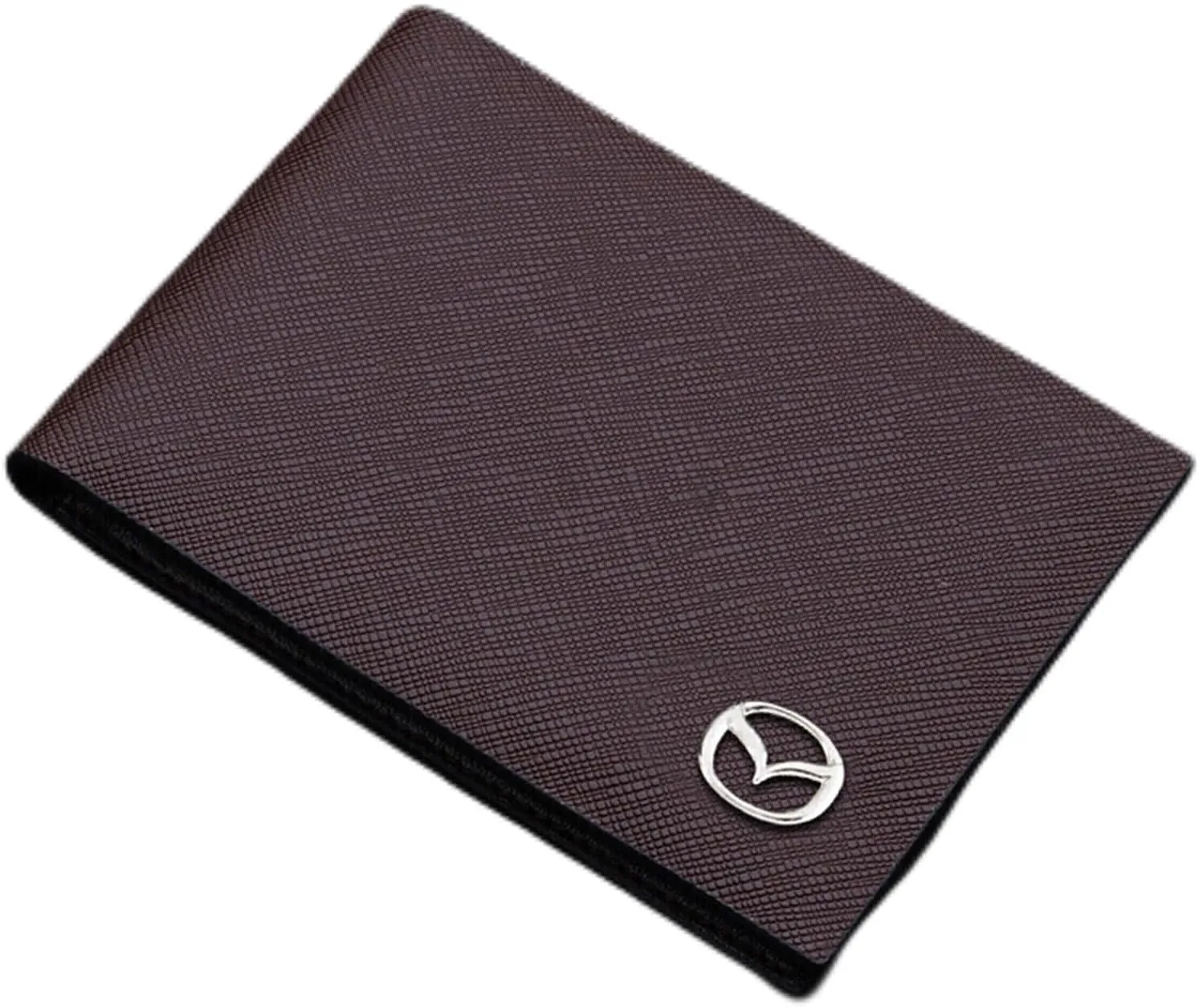 Car Card Holder Wallet for Mazda 929 Wagon Estate LA2 1.Gen 1973 1974 1975 1976 1977 1978 Leather Driver's License Holder Card Case Passport Card Bag Car Accessories,Coffee-2 Pages