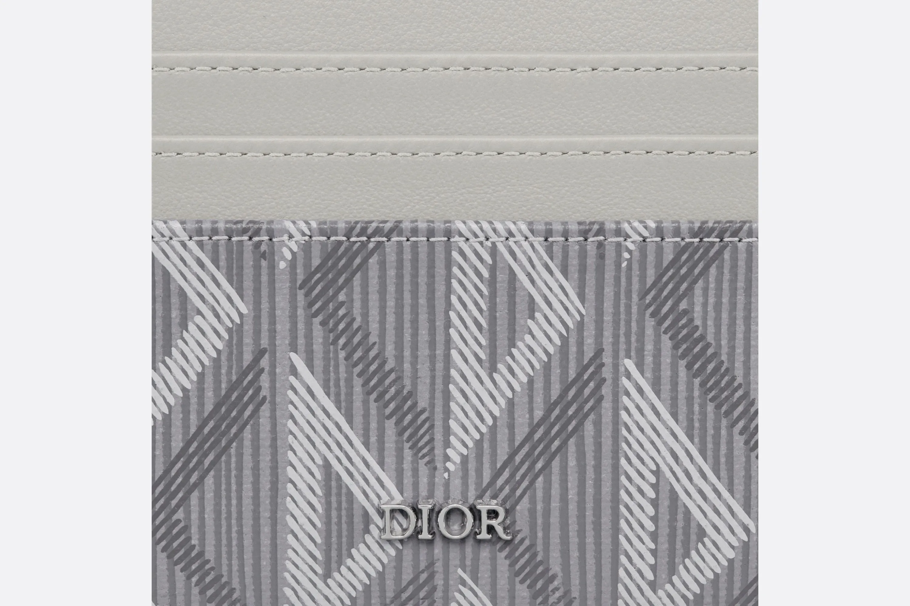 Card Holder • Dior Gray CD Diamond Canvas