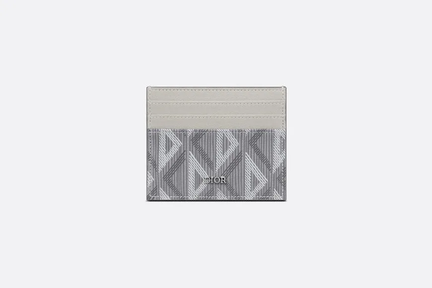 Card Holder • Dior Gray CD Diamond Canvas