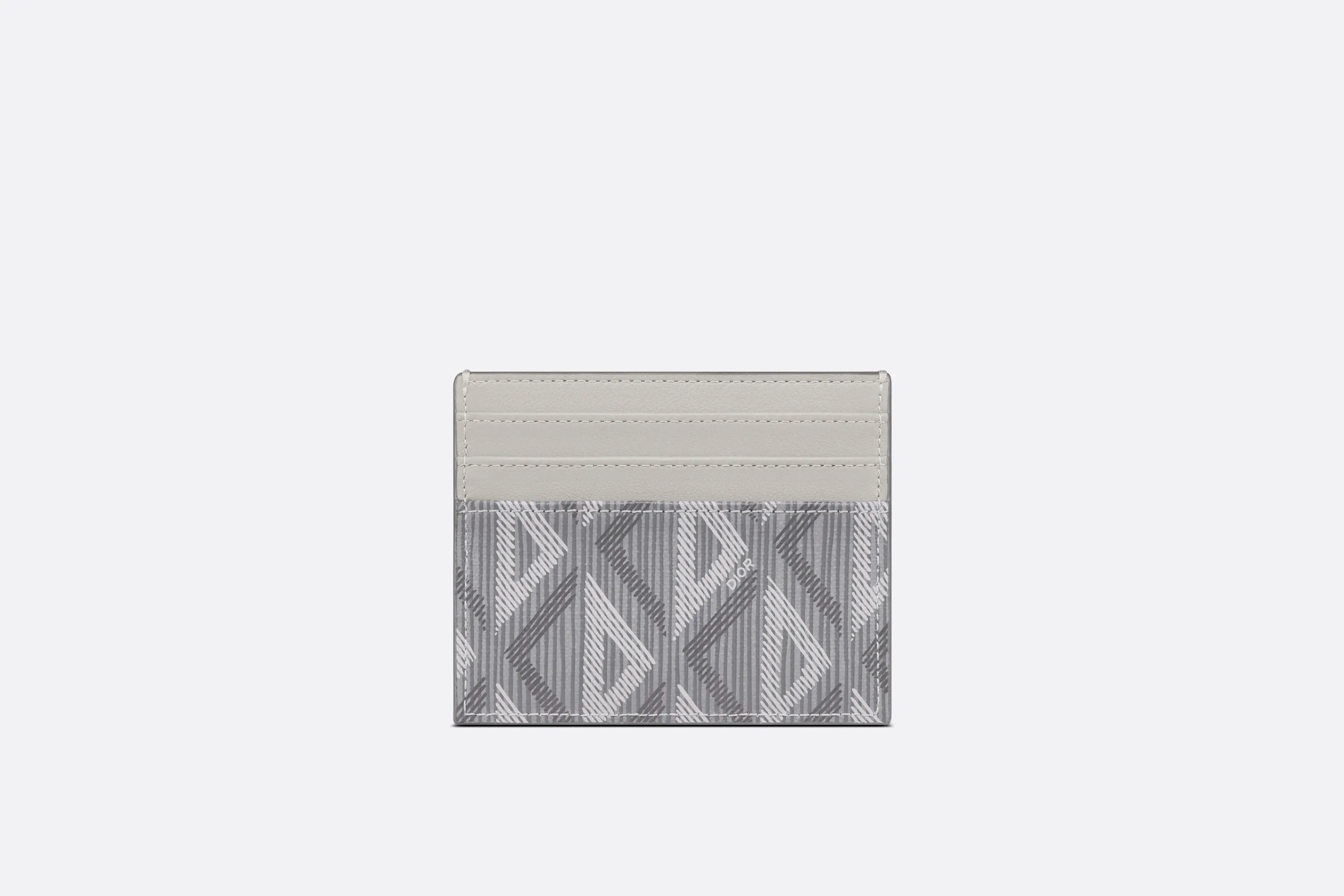 Card Holder • Dior Gray CD Diamond Canvas