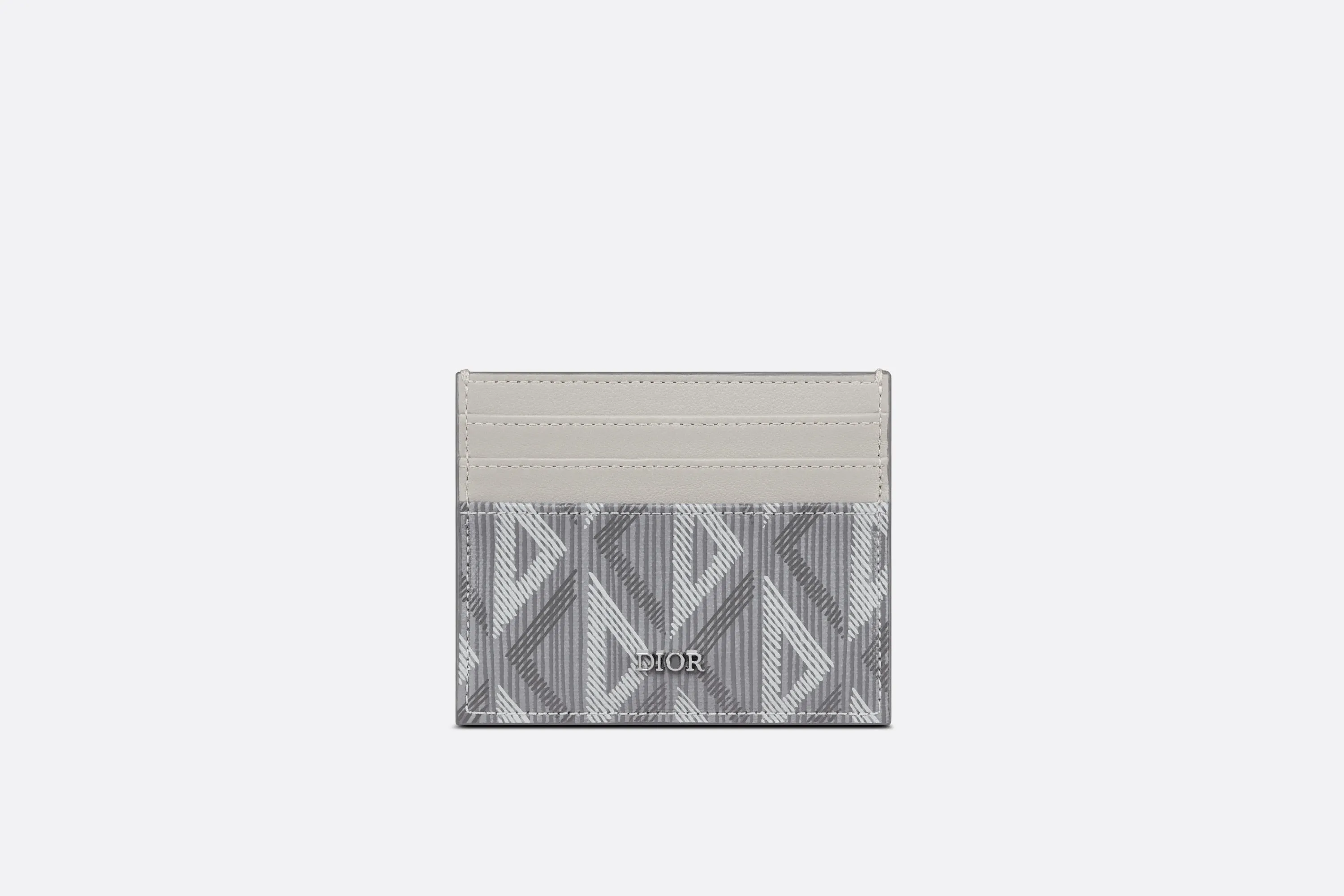 Card Holder • Dior Gray CD Diamond Canvas