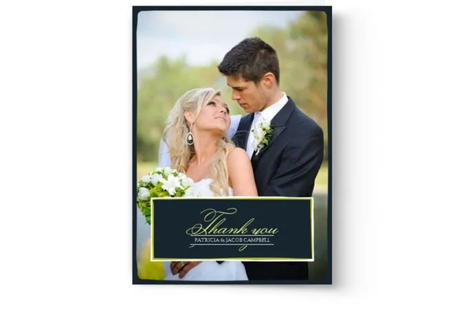 Cards - Thank You Cards (Wedding)