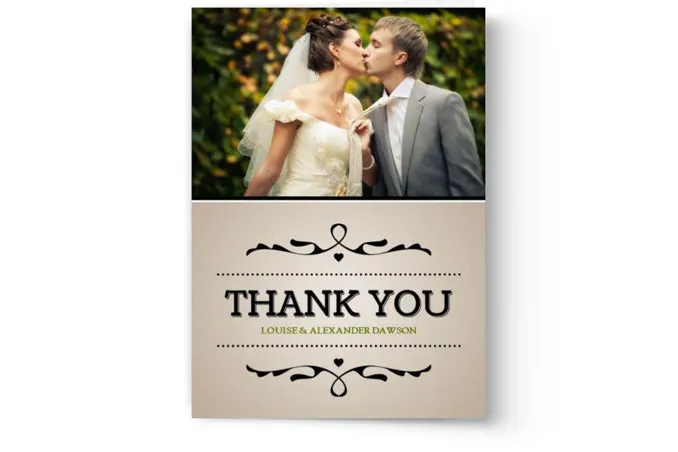 Cards - Thank You Cards (Wedding)