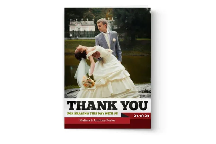 Cards - Thank You Cards (Wedding)