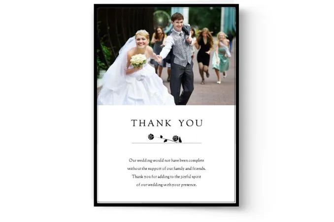 Cards - Thank You Cards (Wedding)