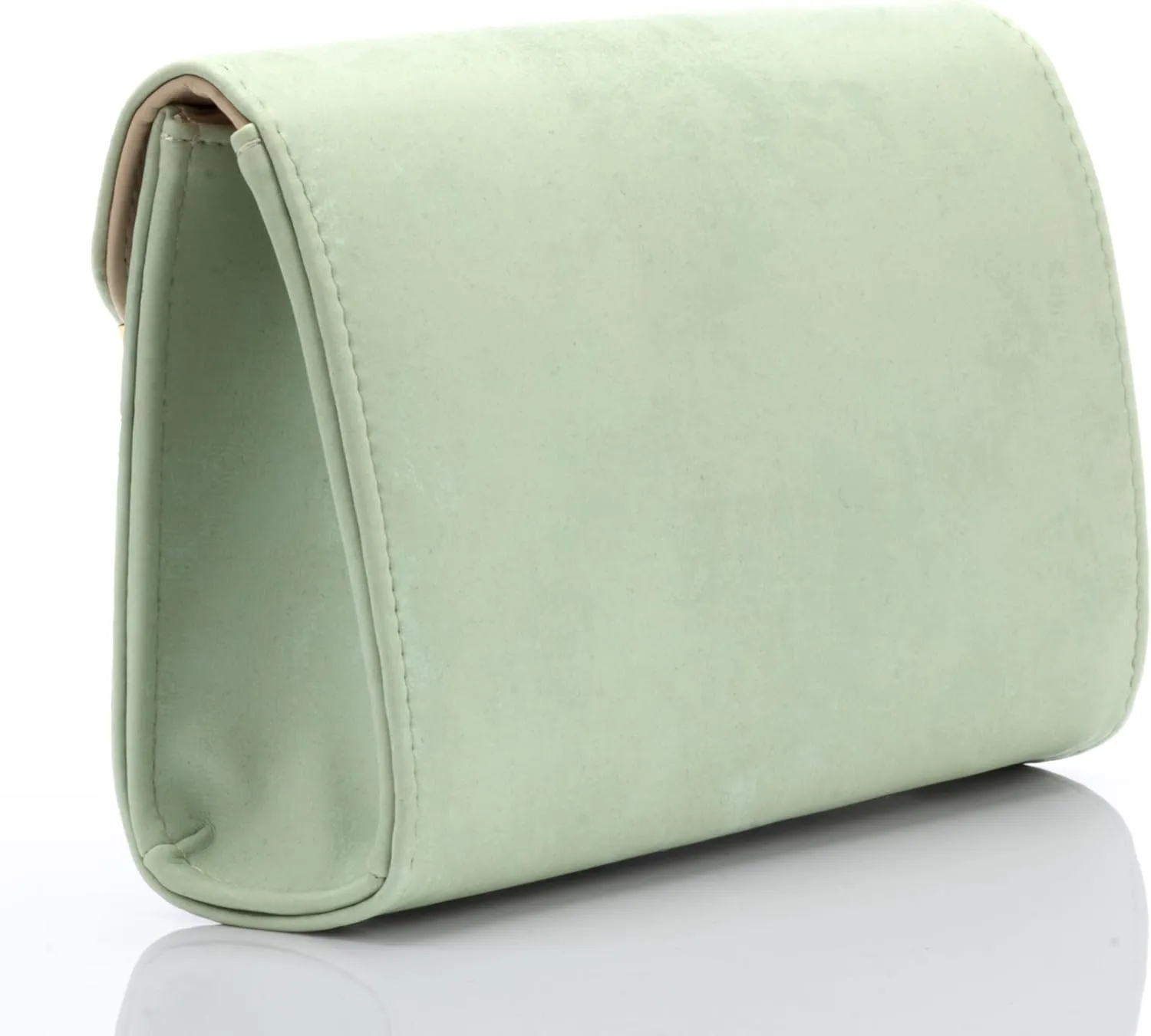 CARIEDO Women Flap Evening Tote Bag PU Leather Clutch Bridal Wallet for Wedding Prom Night Party