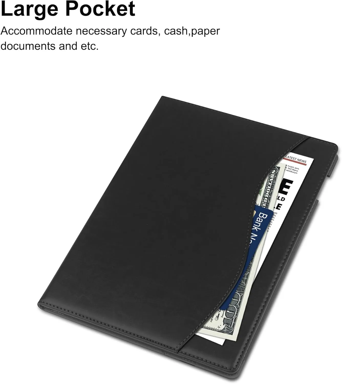 Case for 11.8 inch Remarkable Paper Pro (2024 Released) - with Stable Folding Stand Design and Pen Pocket,Remarkable Paper Tablet with 11.8” Color Display Cover,Auto Sleep/Wake- Black