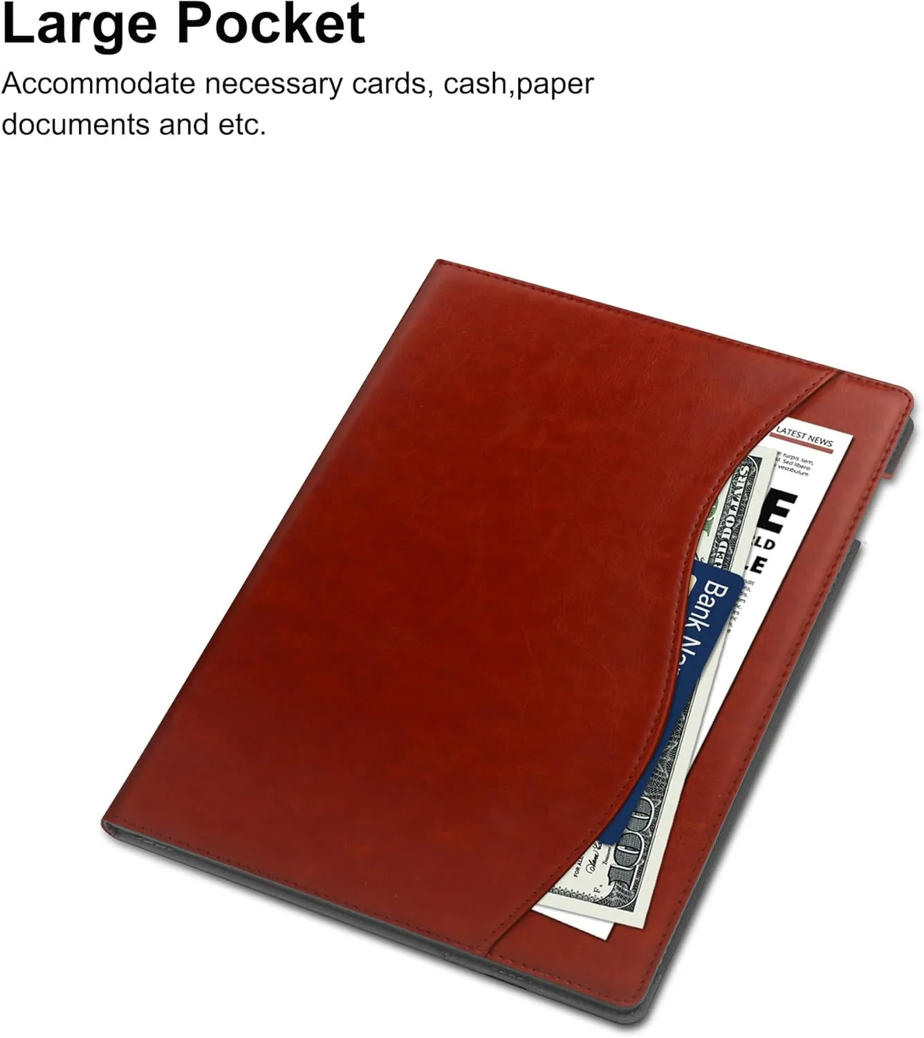 Case for 11.8 inch Remarkable Paper Pro (2024 Released) - with Stable Folding Stand Design and Pen Pocket,Remarkable Paper Tablet with 11.8” Color Display Cover,Auto Sleep/Wake-Brown