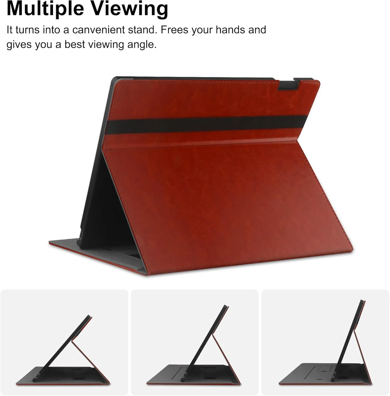 Case for 11.8 inch Remarkable Paper Pro (2024 Released) - with Stable Folding Stand Design and Pen Pocket,Remarkable Paper Tablet with 11.8” Color Display Cover,Auto Sleep/Wake-Brown