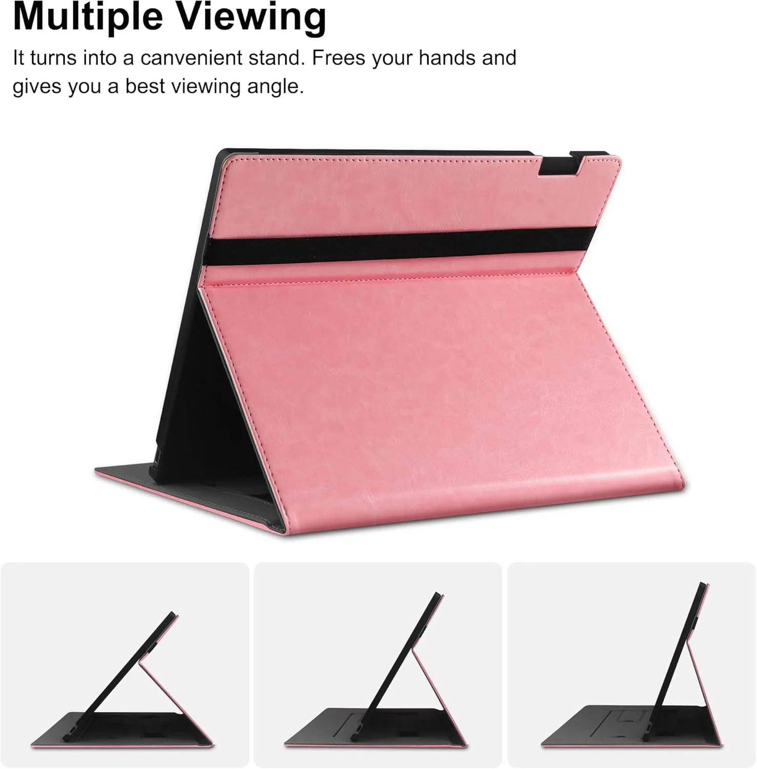 Case for 11.8 inch Remarkable Paper Pro (2024 Released) - with Stable Folding Stand Design and Pen Pocket,Remarkable Paper Tablet with 11.8” Color Display Cover,Auto Sleep/Wake-Rose