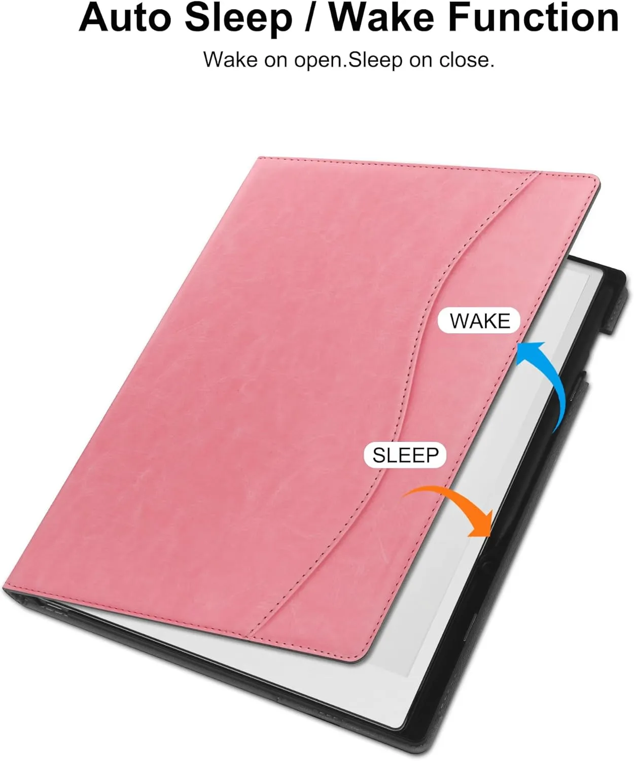 Case for 11.8 inch Remarkable Paper Pro (2024 Released) - with Stable Folding Stand Design and Pen Pocket,Remarkable Paper Tablet with 11.8” Color Display Cover,Auto Sleep/Wake-Rose