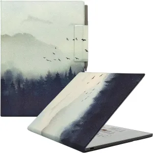 Case for Remarkable Paper Pro Color 11.8'',Ultra-Thin Leather Cover Auto Sleep/Wake Book Folio Cover with Pen Magnetic Buckle for Remarkable Paper Pro Tablet 2024 Released (Misty Forest)