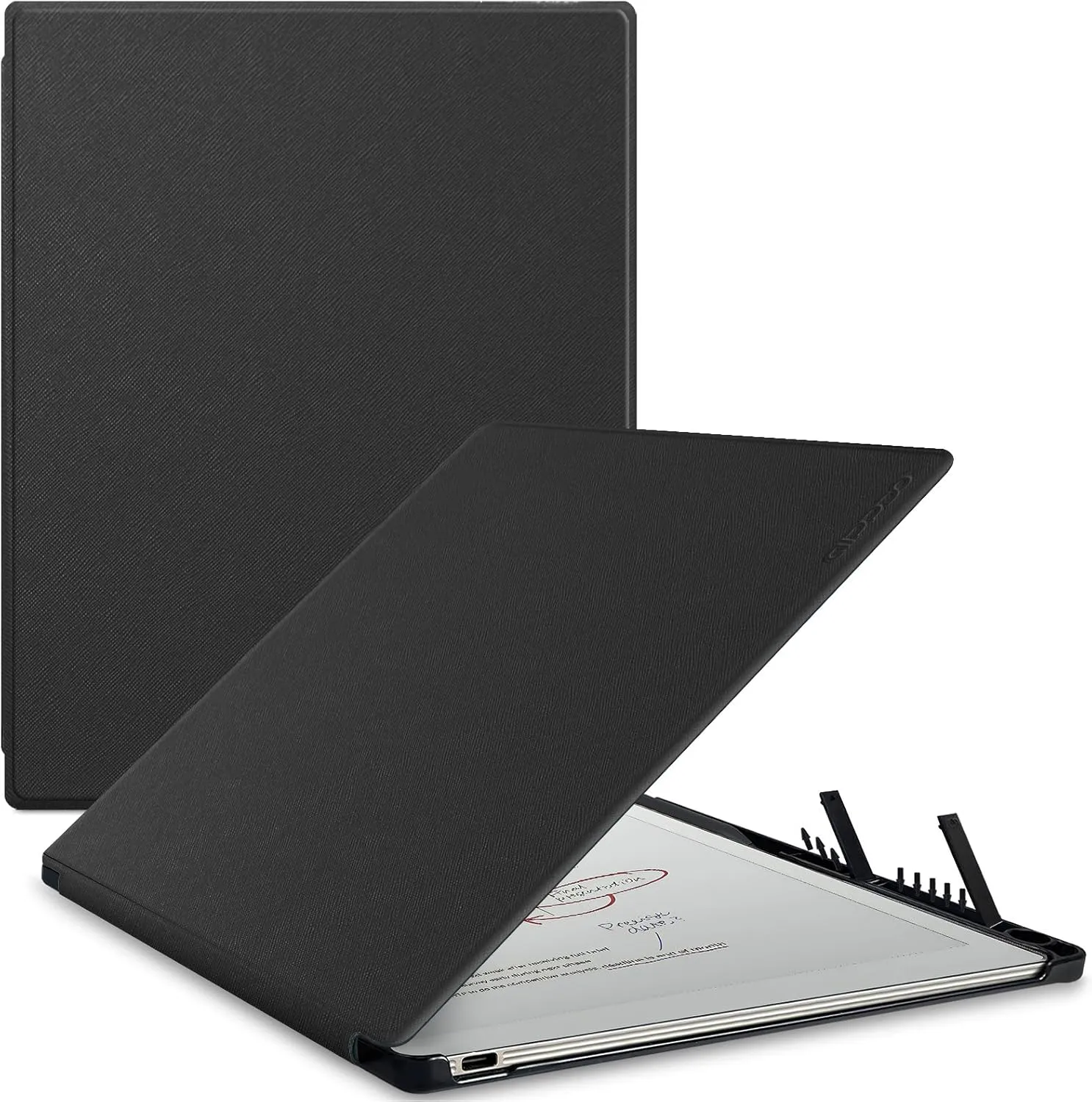 Case for Remarkable Paper Pro Tablet 11.8" (Released in 2024), Hard Back Shell Protective Book Folio Cover with Built-in Pen Holder, with Auto Sleep/Wake Function.