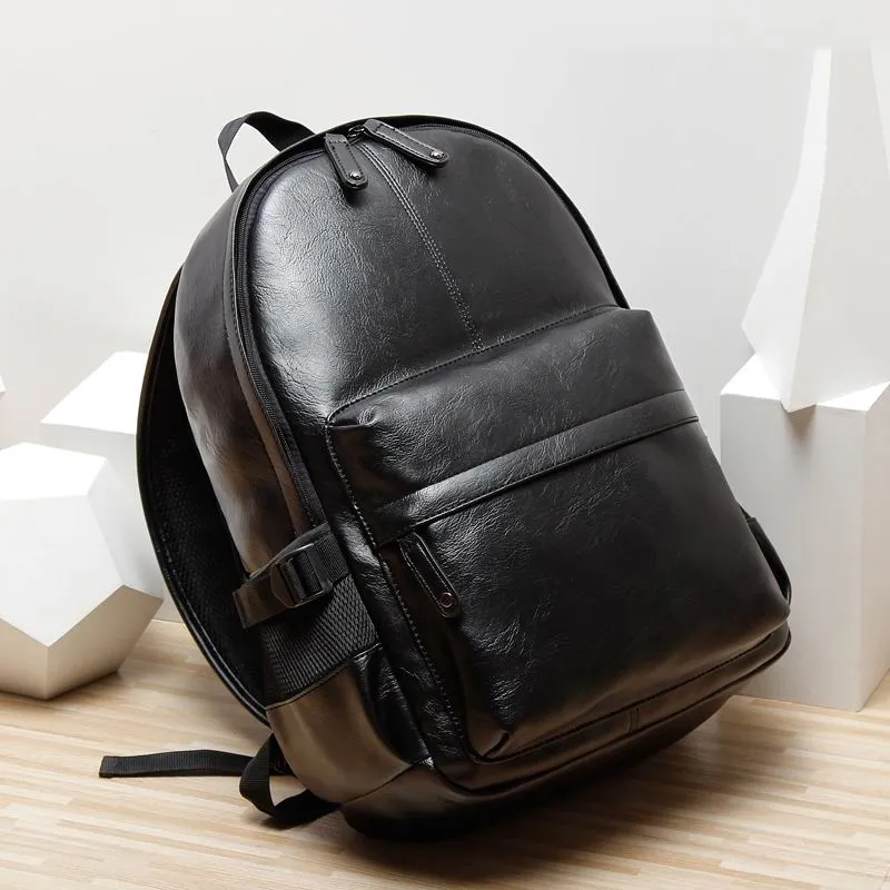 Casual Leather Backpack