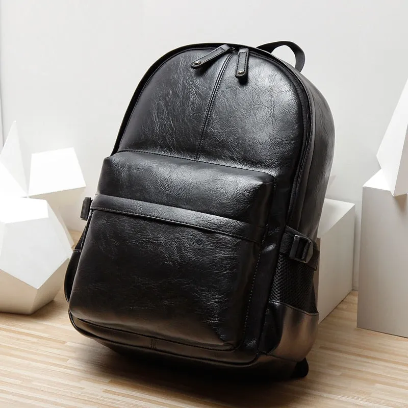 Casual Leather Backpack
