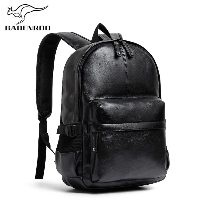 Casual Leather Backpack