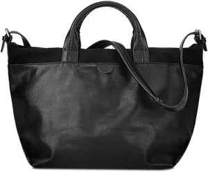 Casual Men's Bag Retro Leather Large Bag Single Shoulder Travel Crossbody Handbag