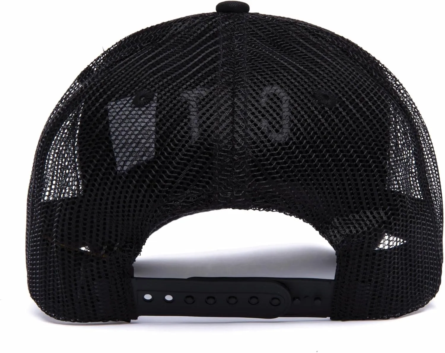Caterpillar Men's Raised Logo Hats with Embroidered Front and Contrast Mesh Back with Plastic Snapback Closure