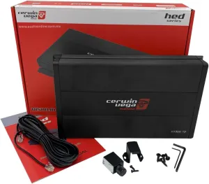 Cerwin Vega 1 Channel MonoBlock Digital Amplifier, 1500W Class D Amp for Car Audio, High-Efficiency with LPF Crossover, Remote Bass Knob Control, Perfect for Mono Amplifier Car Audio Systems - H1500.1