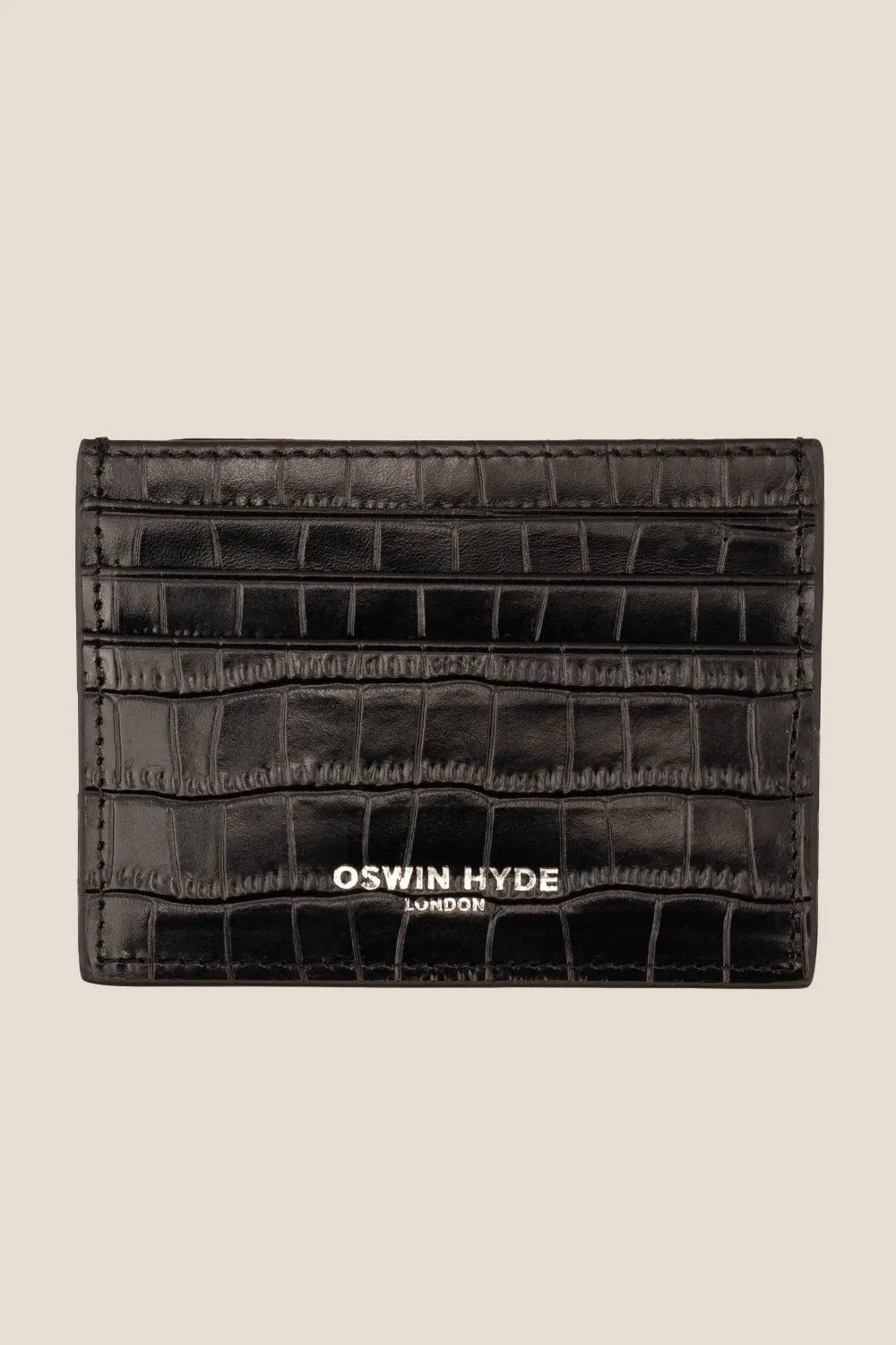 Chancery Black Card Holder