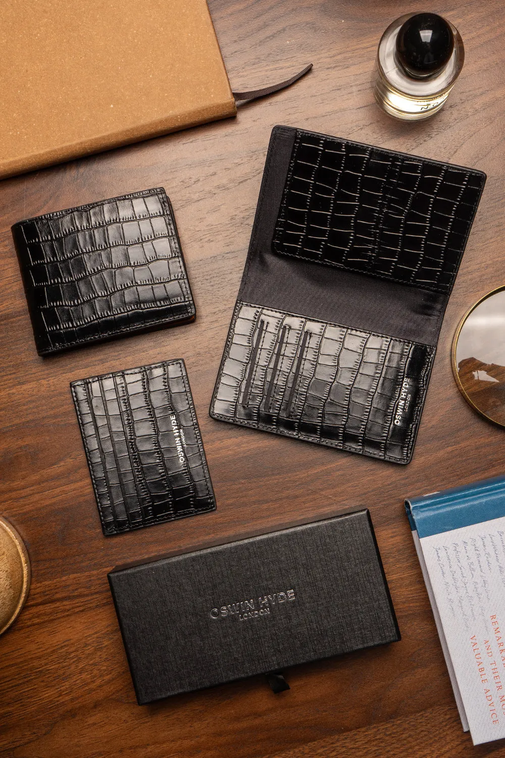 Chancery Black Card Holder