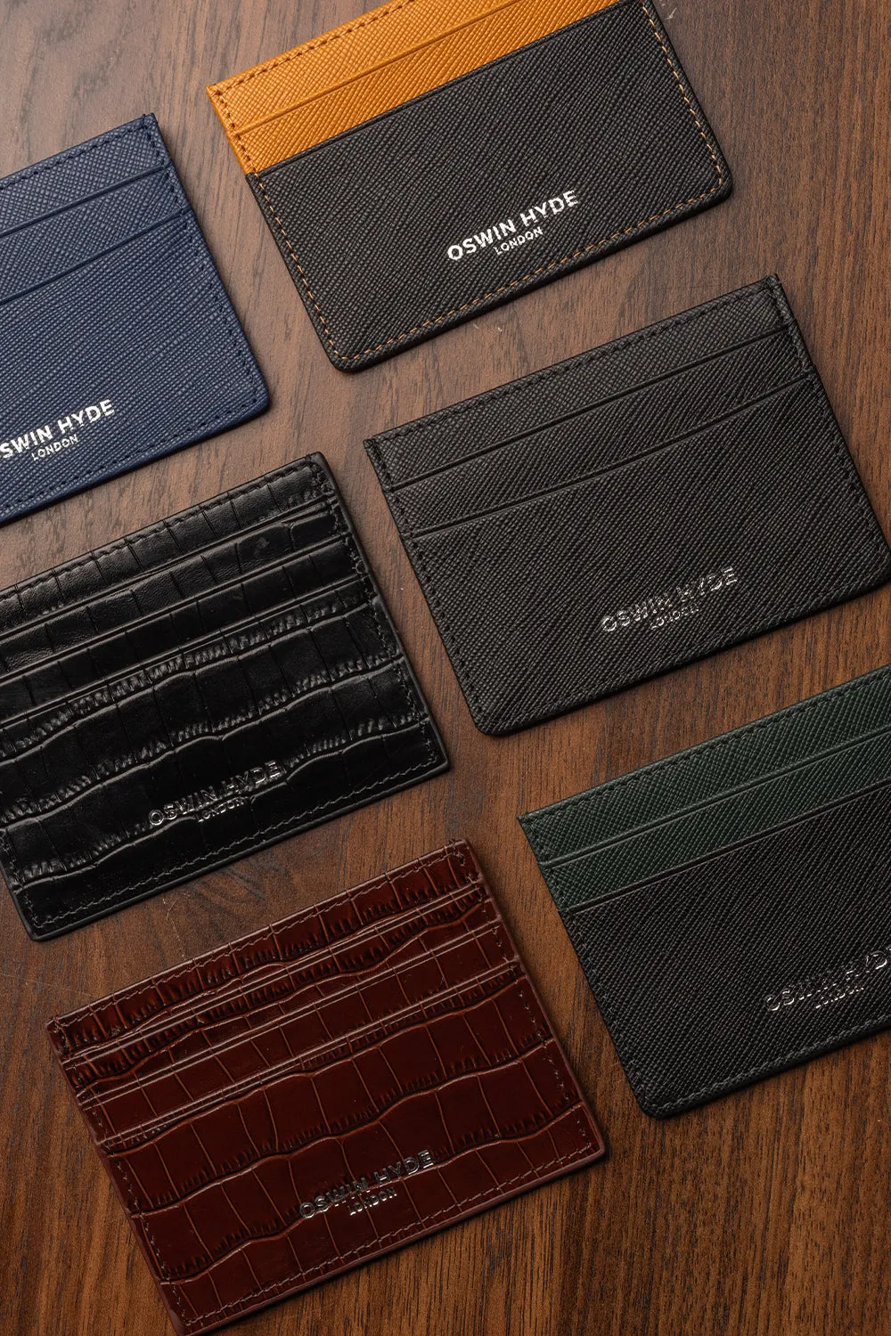 Chancery Black Card Holder