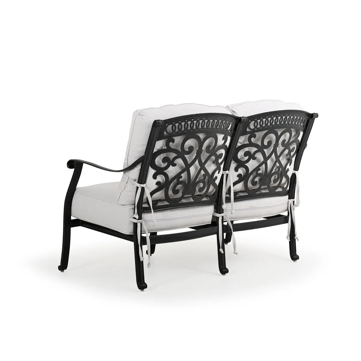 Charleston Outdoor Cast Aluminum Loveseat