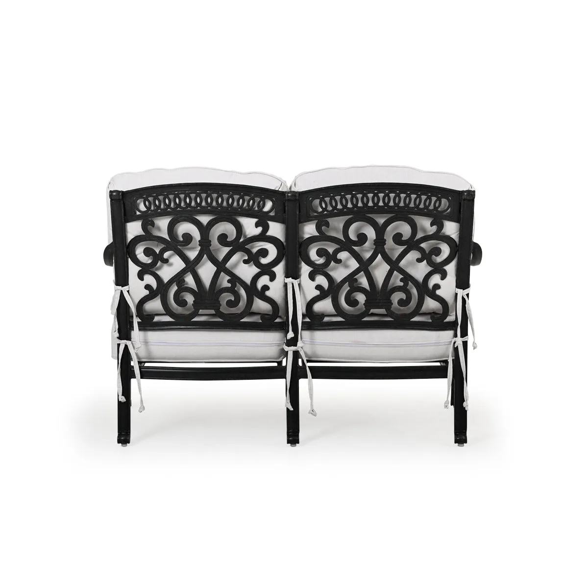 Charleston Outdoor Cast Aluminum Loveseat