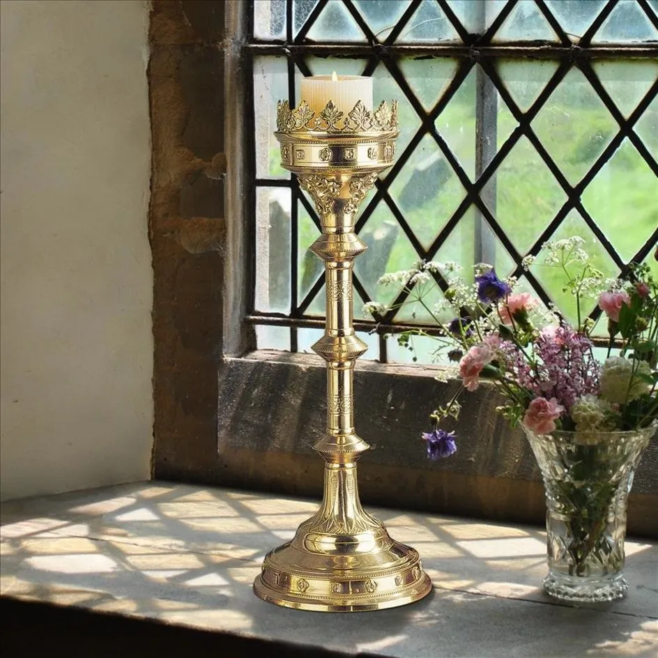 Chartres Cathedral Gothic Candlesticks