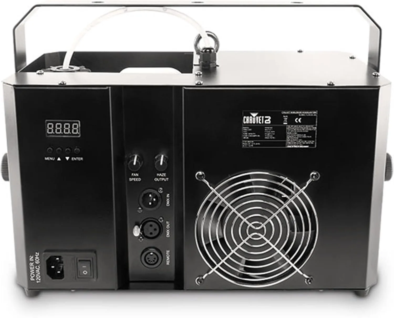 CHAUVET DJ Hurricane Haze 4D 4,300-CFM Haze Machine Bundle with DMX Cable, High-Performance Haze Fluid, and Austin Bazaar Polishing Cloth