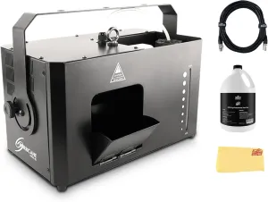 CHAUVET DJ Hurricane Haze 4D 4,300-CFM Haze Machine Bundle with DMX Cable, High-Performance Haze Fluid, and Austin Bazaar Polishing Cloth