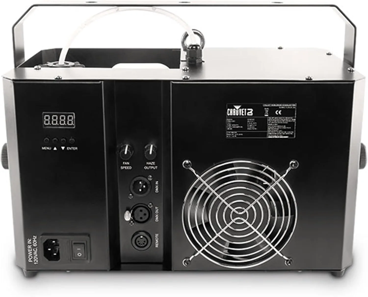 CHAUVET DJ Hurricane Haze 4D 4,300-CFM Haze Machine Bundle with DMX Cable, High-Performance Haze Fluid, and Austin Bazaar Polishing Cloth