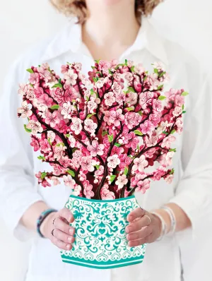 Cherry Blossom Pop-Up Bouquet Card