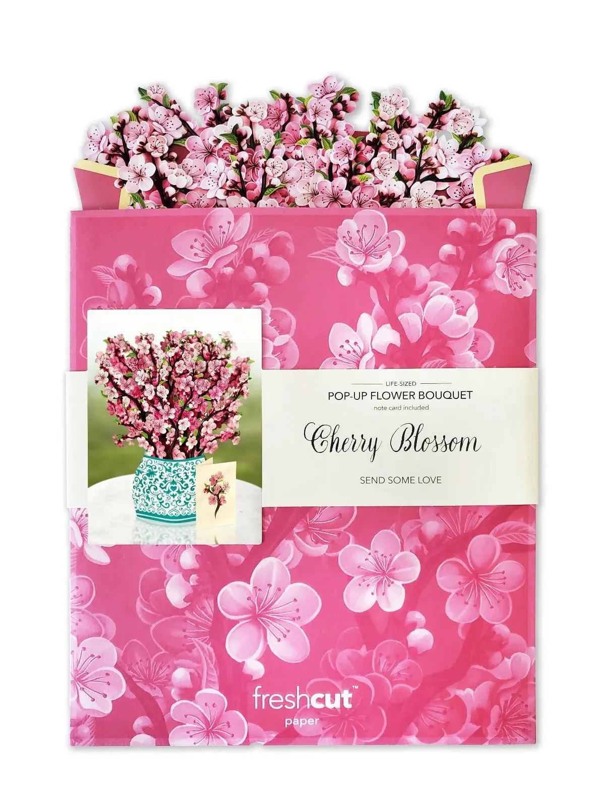 Cherry Blossom Pop-Up Bouquet Card