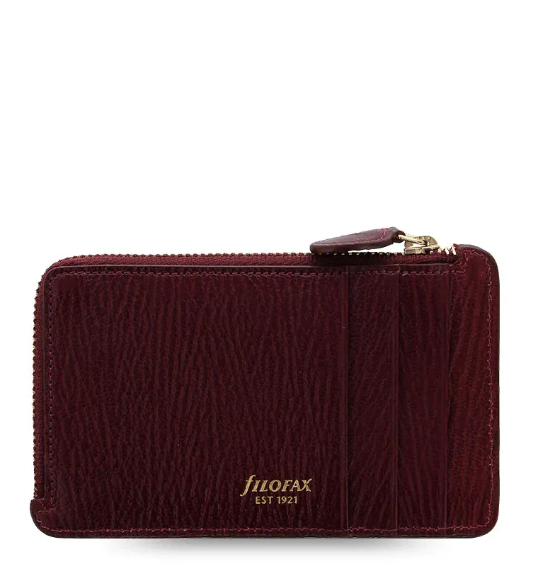Chester Zip Leather Card Holder