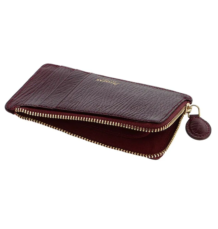 Chester Zip Leather Card Holder