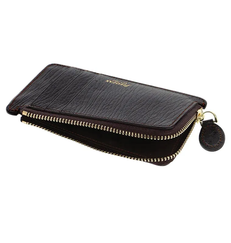 Chester Zip Leather Card Holder