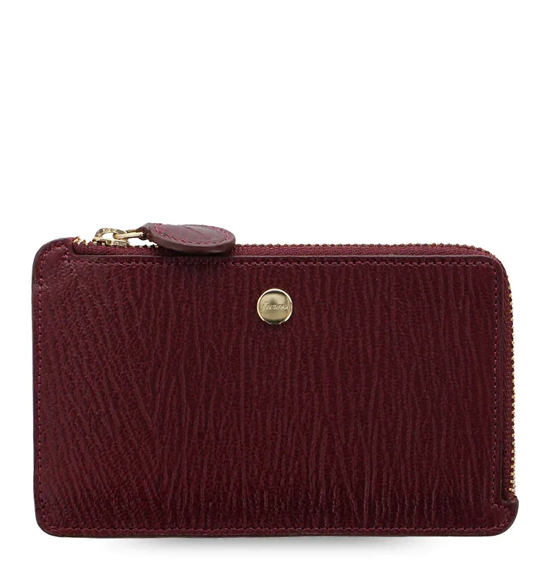 Chester Zip Leather Card Holder