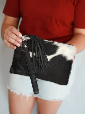 Claire Small Clutch - Black