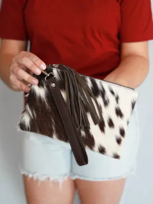 Claire Small Clutch - Dark Brown