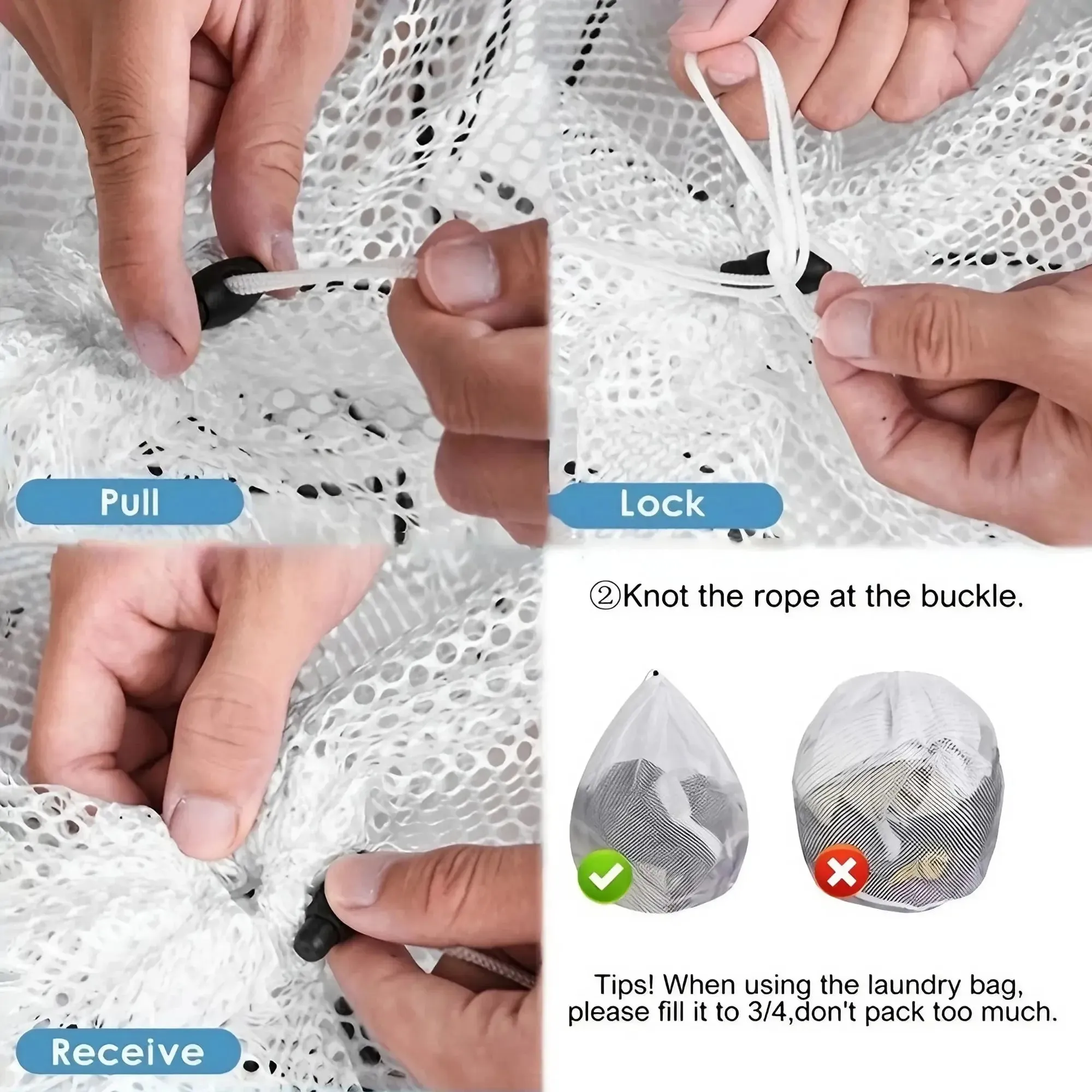 Clark and Co. Collections - Premium Mesh Laundry Bag