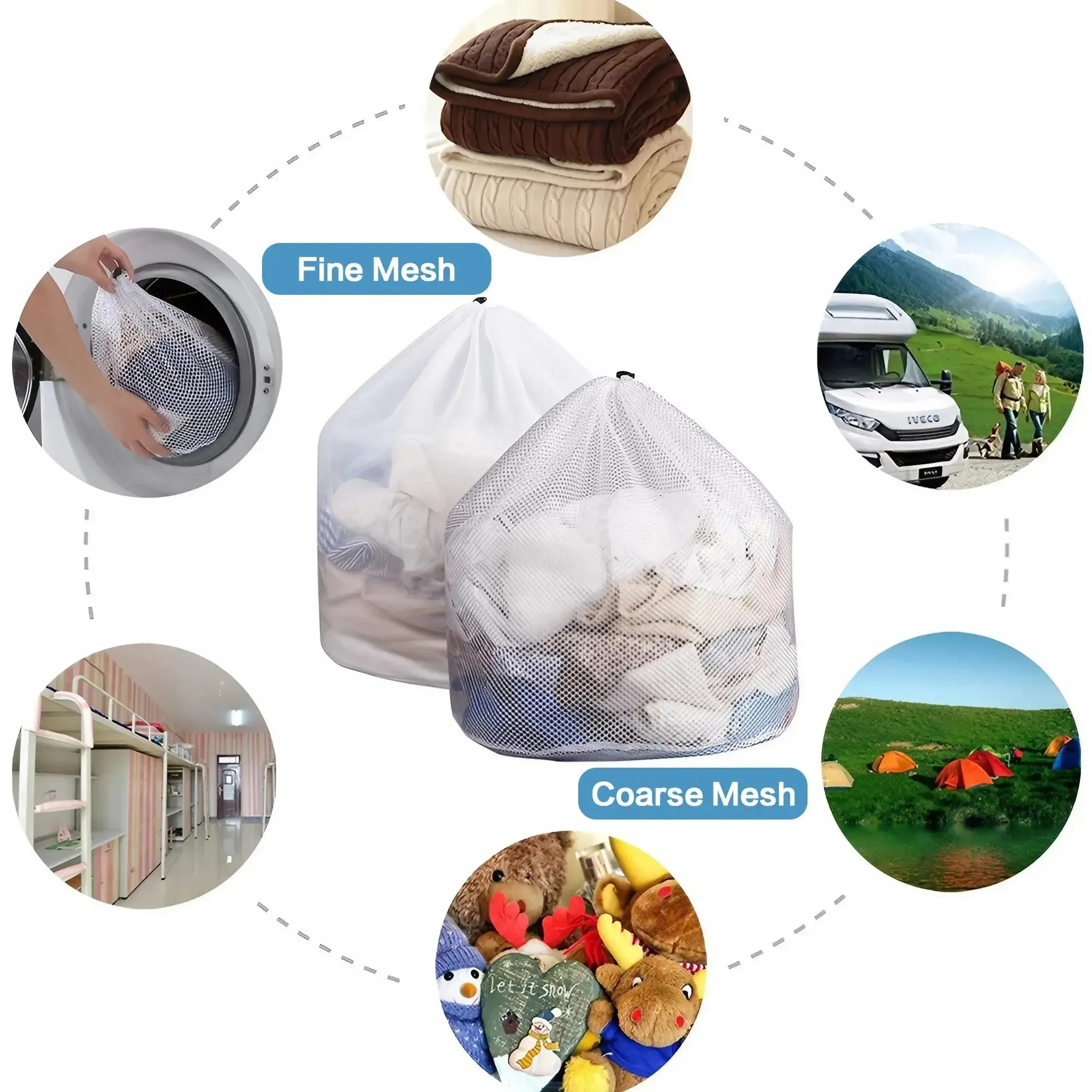 Clark and Co. Collections - Premium Mesh Laundry Bag