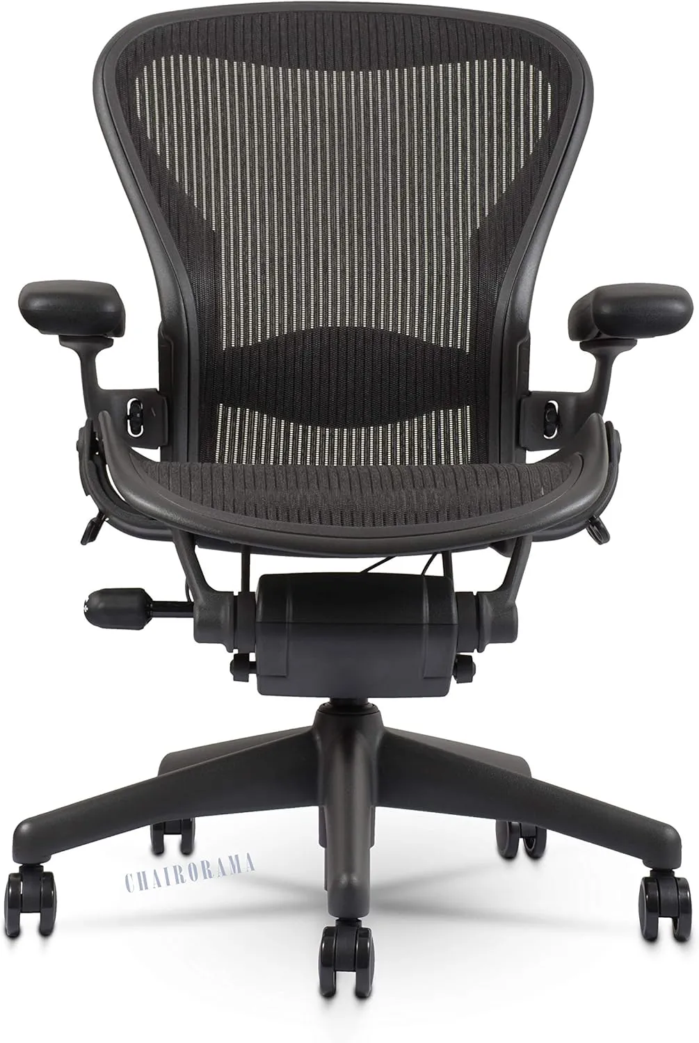 Classic Herman Miller Aeron Chair Size B Renewed by Chairorama, Aluminum