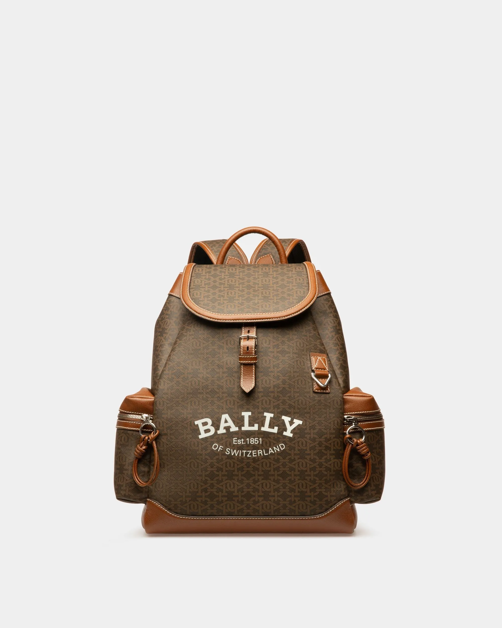 Cliford Small Tpu Backpack In Brown