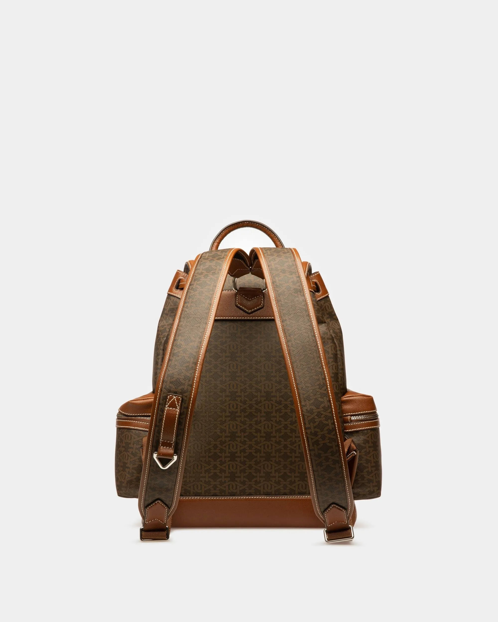 Cliford Small Tpu Backpack In Brown