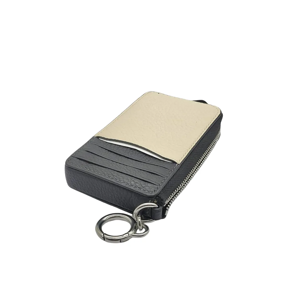 Coach CP484-SVDMH CNTRST MULTIFTN Leather Card Case