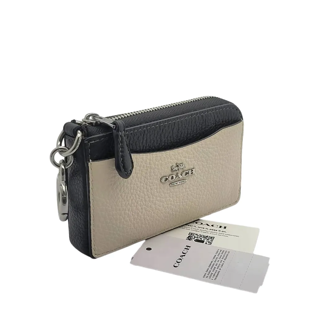 Coach CP484-SVDMH CNTRST MULTIFTN Leather Card Case