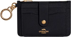Coach Crossgrain Leather Attachment Card Case